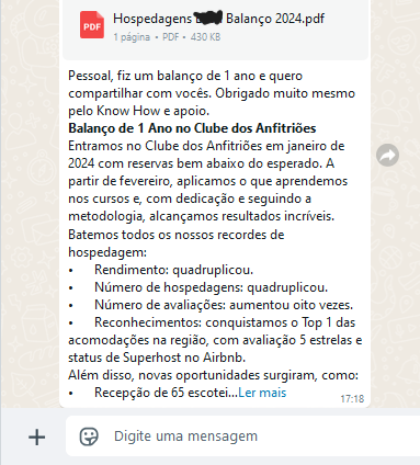Carlos: rendimento e hospedagens quadruplicaram em 1 ano