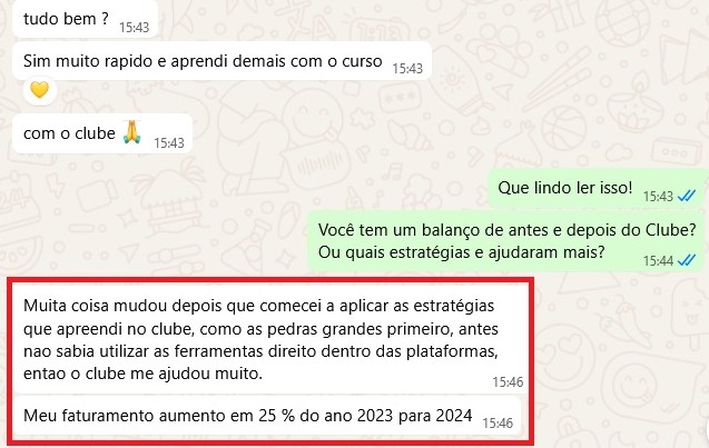 Geanini: faturamento aumentou 25% de um ano pro outro